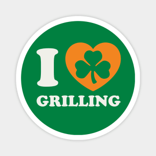 St Patricks Day Grilling Funny Irish Pride Grilling Saying Magnet